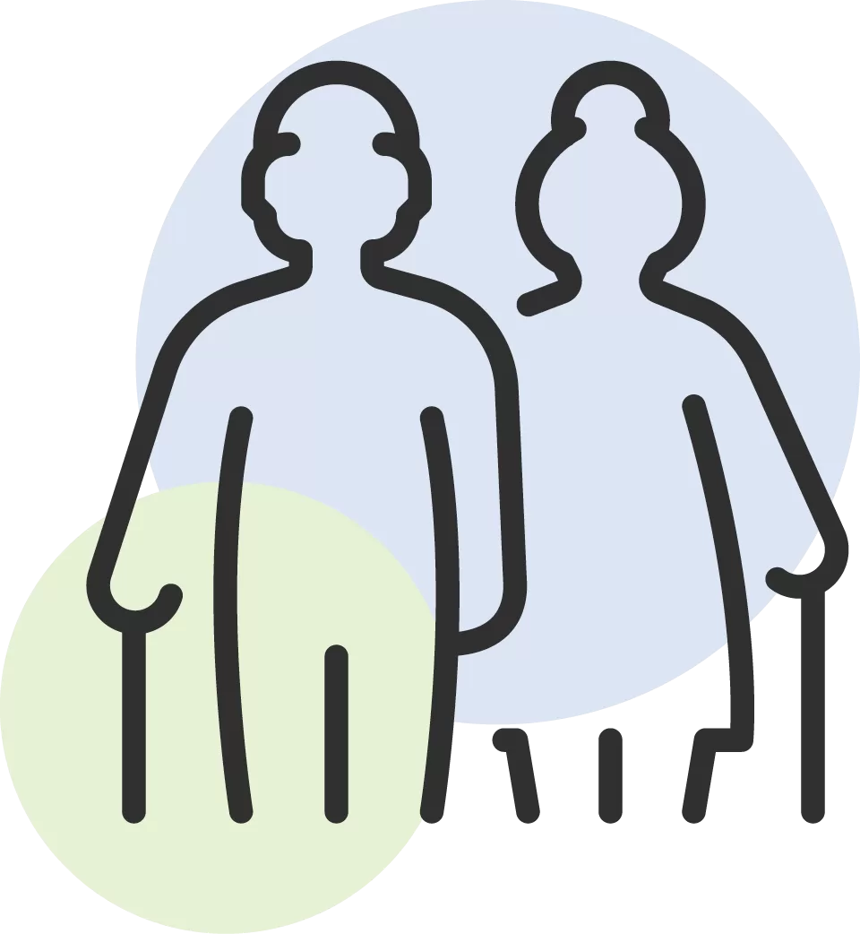 Ageing population Icon